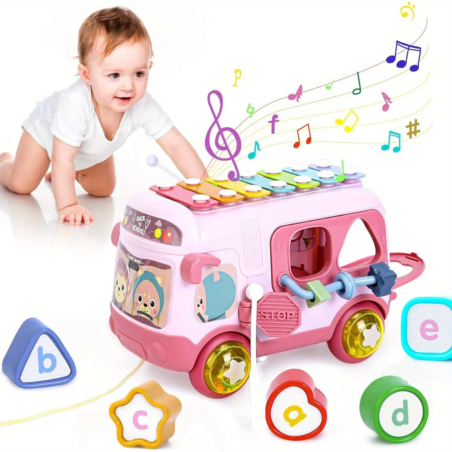 Baby octave player playing piano 6 months child baby toy 0-1-3 year old child early education music bus playing piano
Baby octave player playing piano 6 months child baby toy 0-1-3 year old child early education music bus playing piano