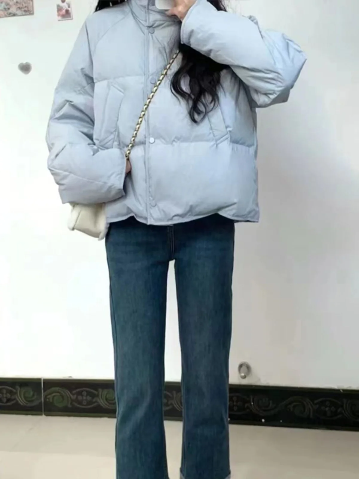 Women's down Jaet Loose Cotton Coat Student Small Size 50 Trendy ort Sle Winter Outerwear Pure Color Commute Sle 
Women's down Jaet Loose Cotton Coat Student Small Size 50 Trendy ort Sle Winter Outerwear Pure Color Commute Sle