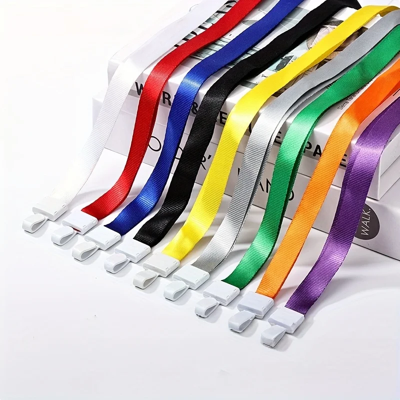 50 красочных подвесных веревок — — полиэстер, подходит для рабочего бейджа, офисных удостоверений личности, брелок, оснащенный съемными зажимами и s
50 красочных подвесных веревок — — полиэстер, подходит для рабочего бейджа, офисных удостоверений личности, брелок, оснащенный съемными зажимами и s