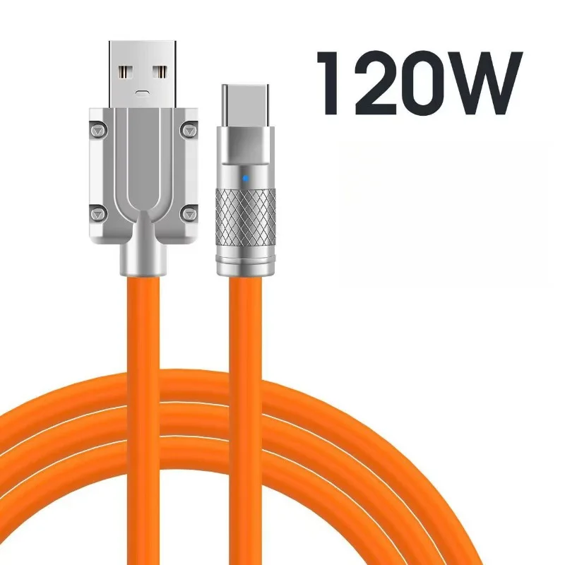 120W 6A Super Fast Charge Type C Liquid Silicone Cable Quick Charge 1M USB Cable Usb C Charger Cable for Huawei Samsung Xiaomi
120W 6A Super Fast Charge Type C Liquid Silicone Cable Quick Charge 1M USB Cable Usb C Charger Cable for Huawei Samsung Xiaomi