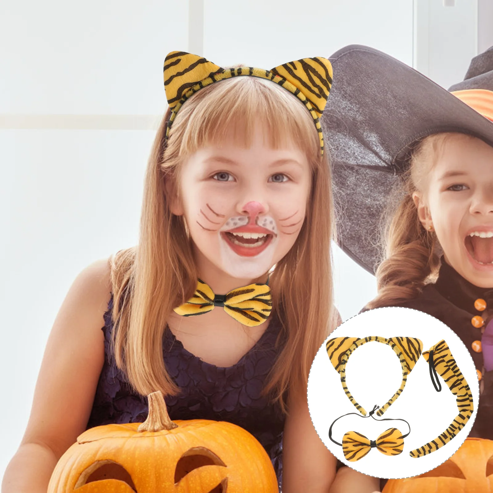 3 Sets Tiger Headband Ears Adult Accessories Costume Plastic Halloween Miss Tail
3 Sets Tiger Headband Ears Adult Accessories Costume Plastic Halloween Miss Tail