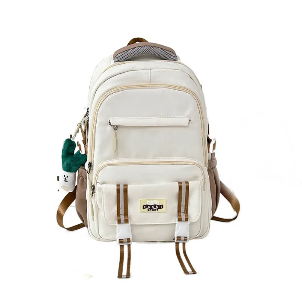 Cute Nylon Large Student School Bag Capacity With Cute Pendants Backpack Waterproof Leisure Schoolbag Travel
Cute Nylon Large Student School Bag Capacity With Cute Pendants Backpack Waterproof Leisure Schoolbag Travel