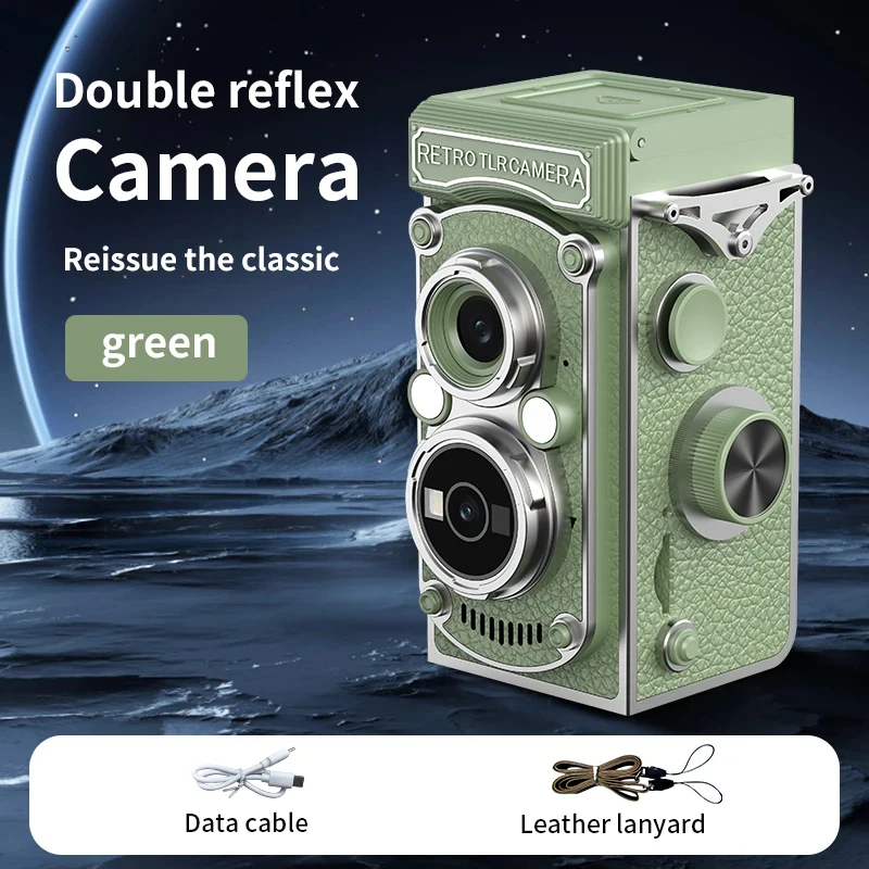 2026 New Retro Dual-Reflex Camera Manual Rocker Simulation CCD, Entry-Level Travel Portable Film Digital Camera
2026 New Retro Dual-Reflex Camera Manual Rocker Simulation CCD, Entry-Level Travel Portable Film Digital Camera