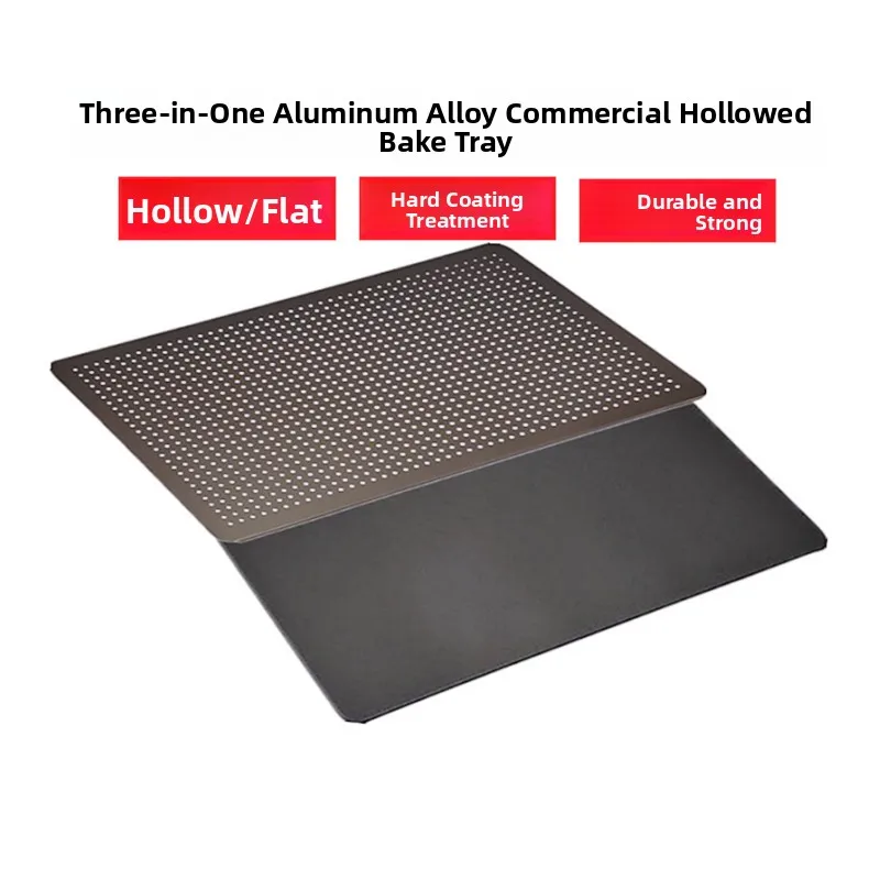 Commercial Aluminum Alloy Baking Tray Hard Membrane Punching Cooling Tray SN1046 Three Ability Kitchen Cooking Utensils
Commercial Aluminum Alloy Baking Tray Hard Membrane Punching Cooling Tray SN1046 Three Ability Kitchen Cooking Utensils