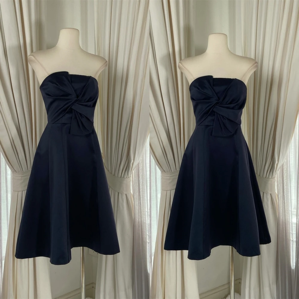 Классическое черное атласное вечернее платье по индивидуальному заказу, высококачественное коктейльное платье без бретелек без рукавов, темпераментное платье для выпускного вечера на молнии сзади
Классическое черное атласное вечернее платье по индивидуальному заказу, высококачественное коктейльное платье без бретелек без рукавов, темпераментное платье для выпускного вечера на молнии сзади