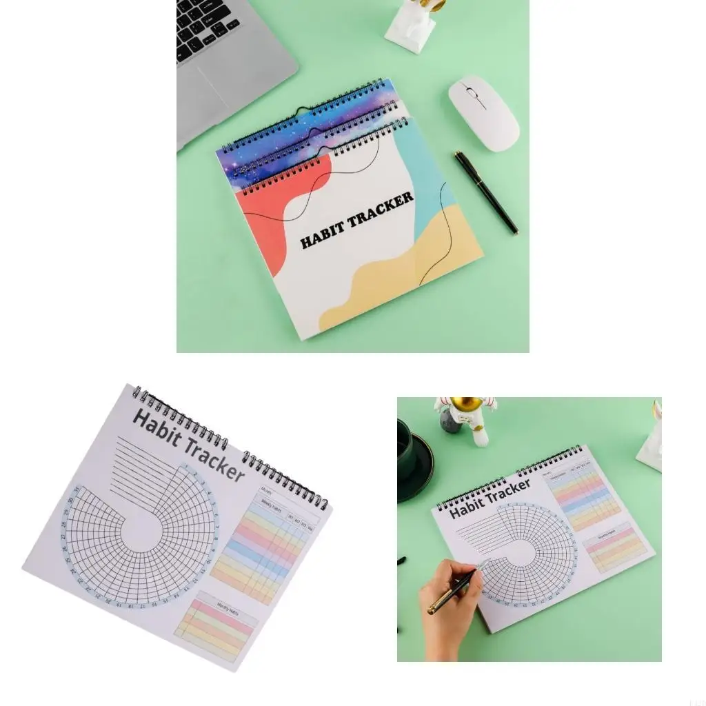 F42D Colorful Habits Trackers Calendar With Monthly Weekly Daily Section Life Planner
F42D Colorful Habits Trackers Calendar With Monthly Weekly Daily Section Life Planner
