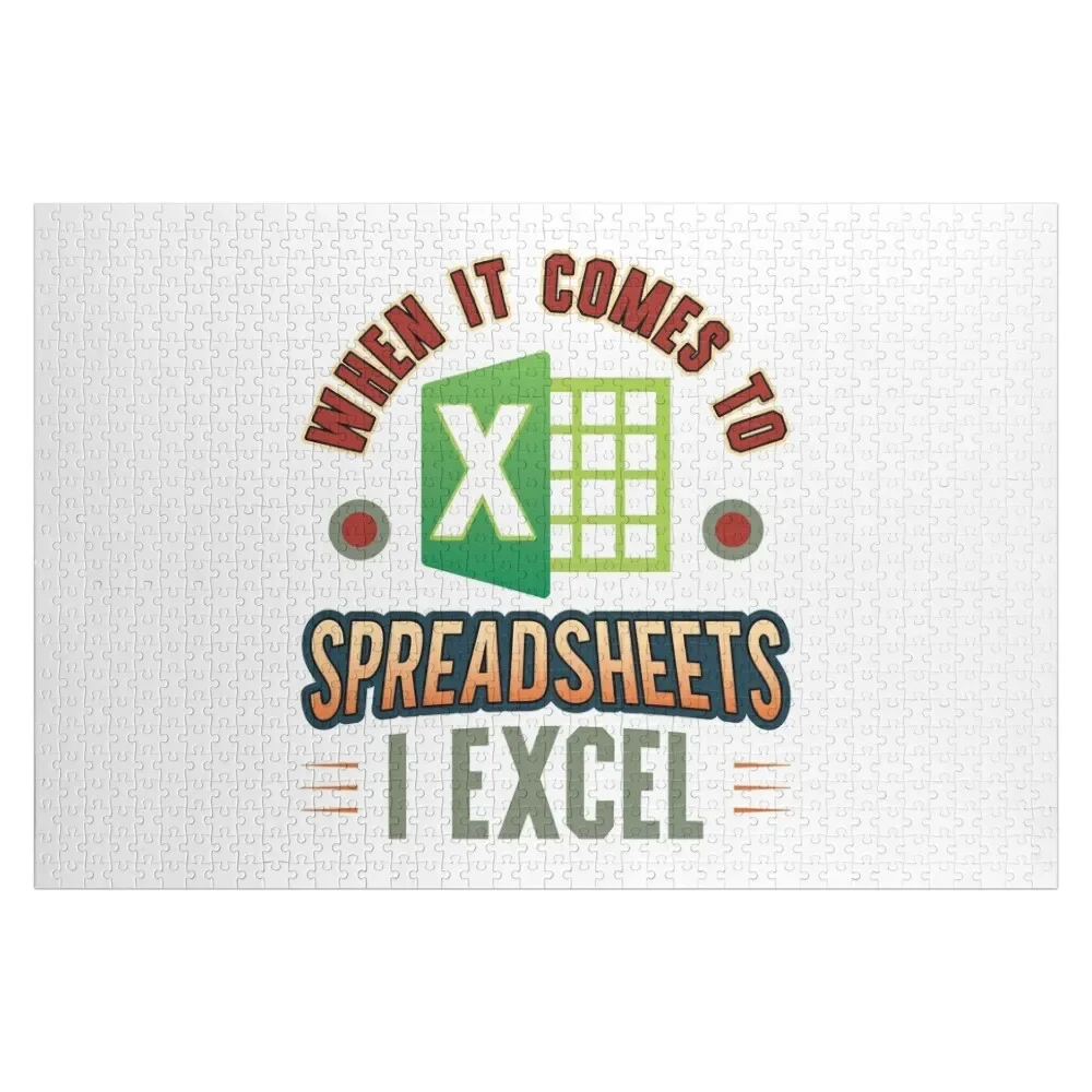 When it comes to spreadsheets I excel Jigsaw Puzzle Adult Wooden Personalized Toy Custom Child Puzzle
When it comes to spreadsheets I excel Jigsaw Puzzle Adult Wooden Personalized Toy Custom Child Puzzle