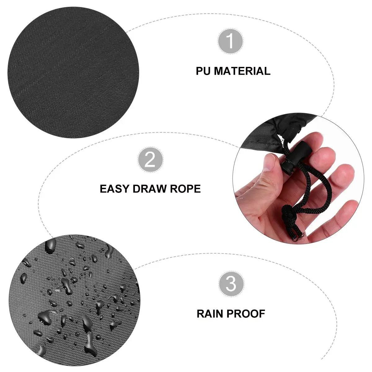 Durable Bike Seat Cover 190T Polyester Saddle Rainproof Lightweight Waterproof Sun Protection Store Cycling
Durable Bike Seat Cover 190T Polyester Saddle Rainproof Lightweight Waterproof Sun Protection Store Cycling