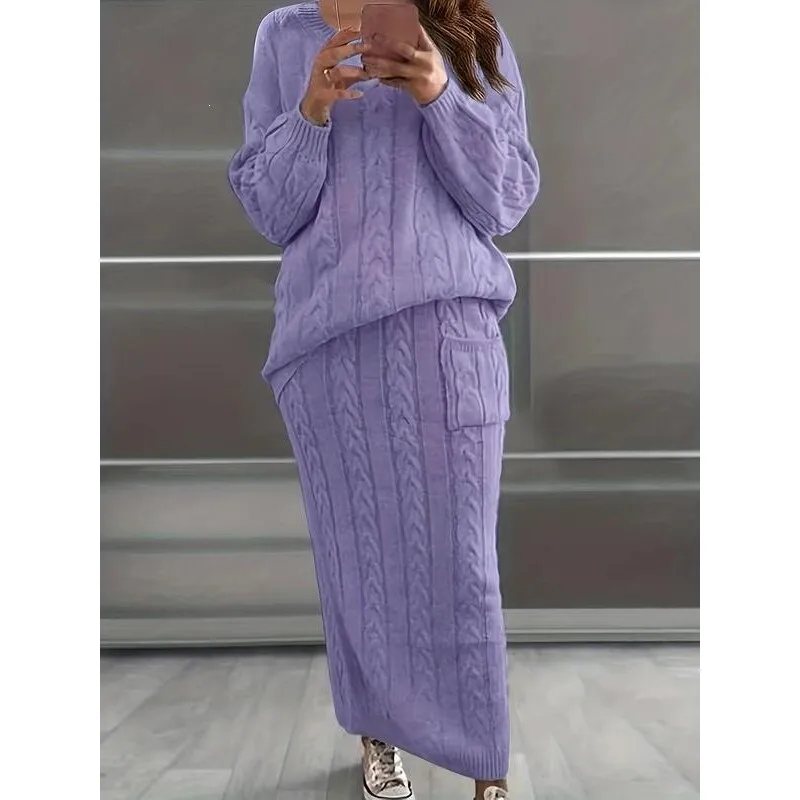 Knitted Sweater Dress Women's Fashion Spring Season Four Seasons Apply Knit Dress Comfortable Fit Knitwear Skirt Style
Knitted Sweater Dress Women's Fashion Spring Season Four Seasons Apply Knit Dress Comfortable Fit Knitwear Skirt Style