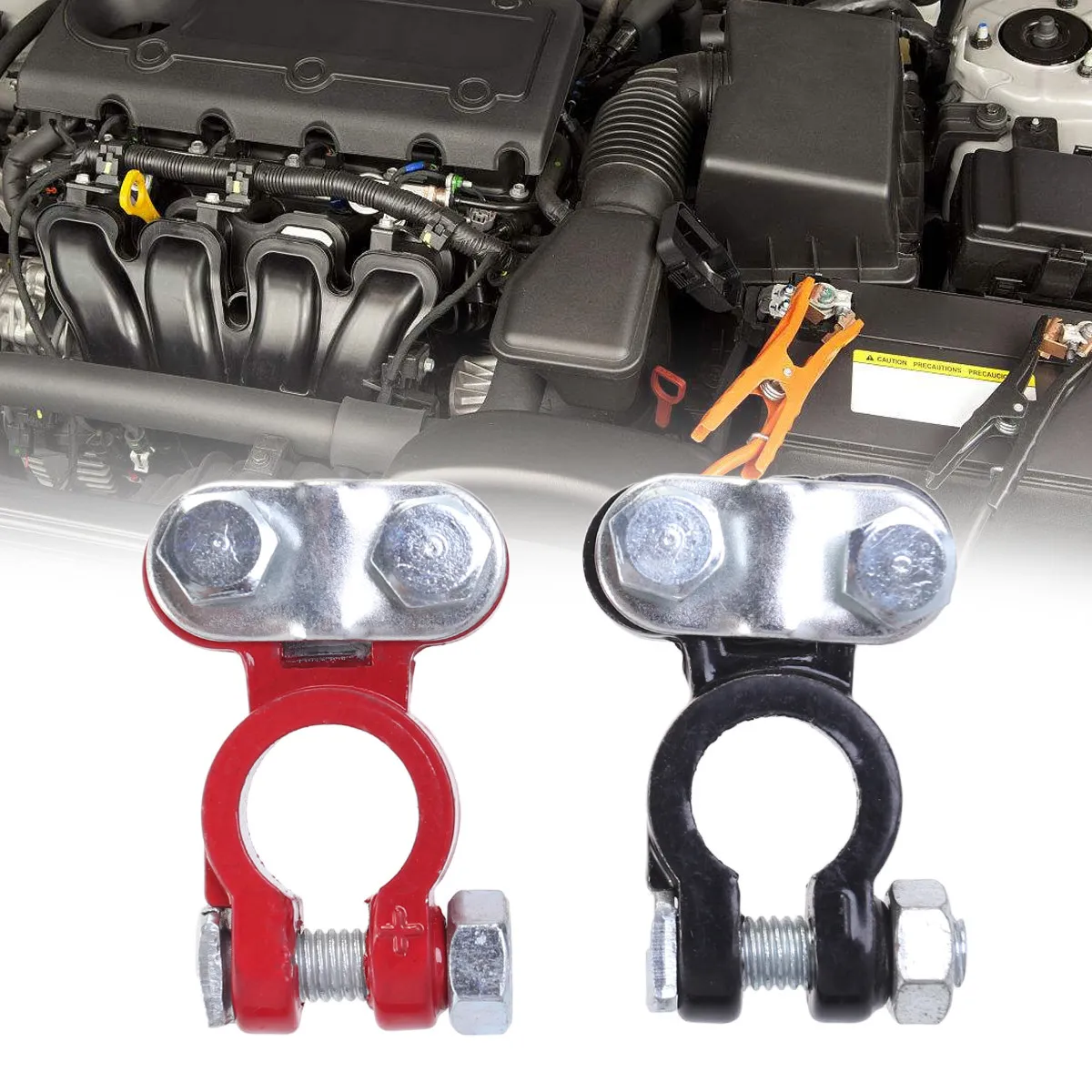 1Pair Car Terminal Clamp Kit for Post Type Batteries Compatible with Vehicle Marine Rv Truck Corrosion Proof High
1Pair Car Terminal Clamp Kit for Post Type Batteries Compatible with Vehicle Marine Rv Truck Corrosion Proof High