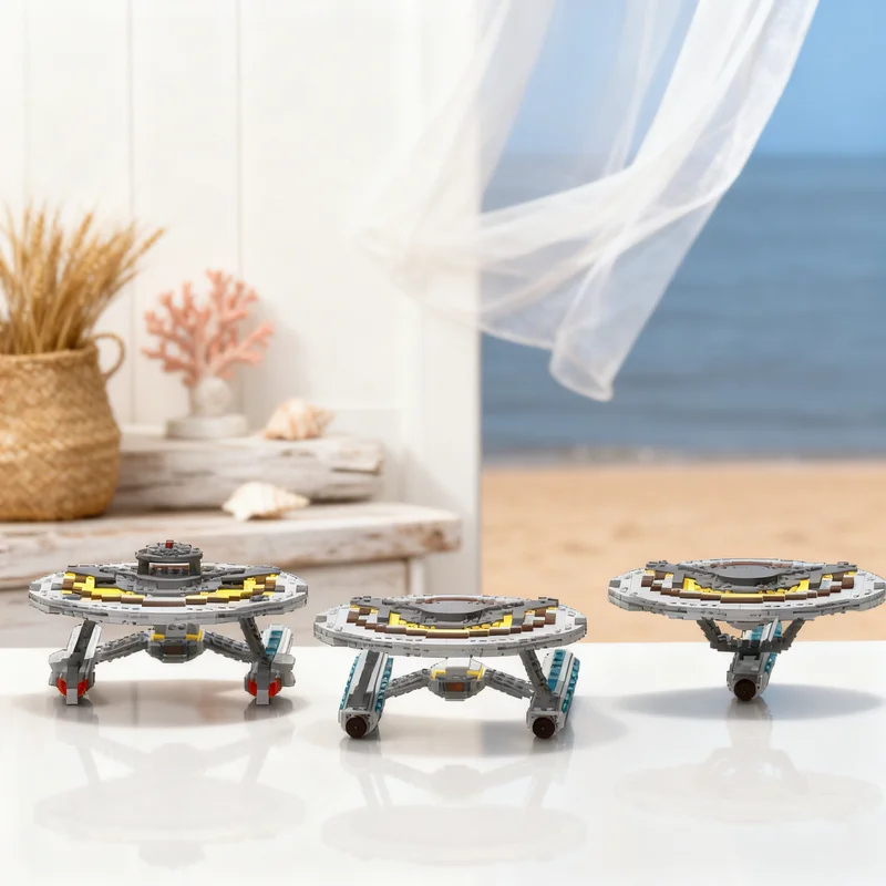 4605 деталей MOC: Модели звездолетов класса California (варианты), гладкие космические модели, строительные блоки, креативный подарок, коллекционный декор для детей
4605 деталей MOC: Модели звездолетов класса California (варианты), гладкие космические модели, строительные блоки, креативный подарок, коллекционный декор для детей