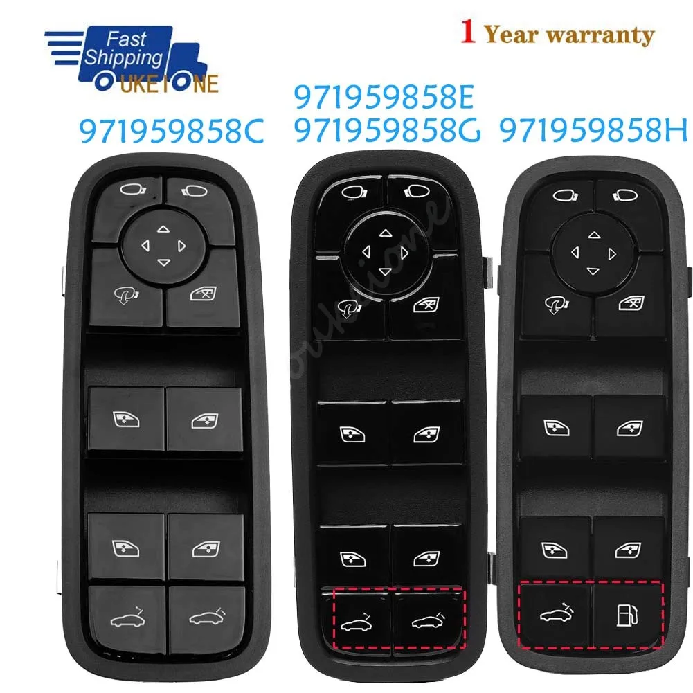 For Porsche Panamera 2017-2024 Cayenne 2018-2024 Driver Side Window Power Switch 971959858C 971959858H 971959858E 971959858G
For Porsche Panamera 2017-2024 Cayenne 2018-2024 Driver Side Window Power Switch 971959858C 971959858H 971959858E 971959858G
