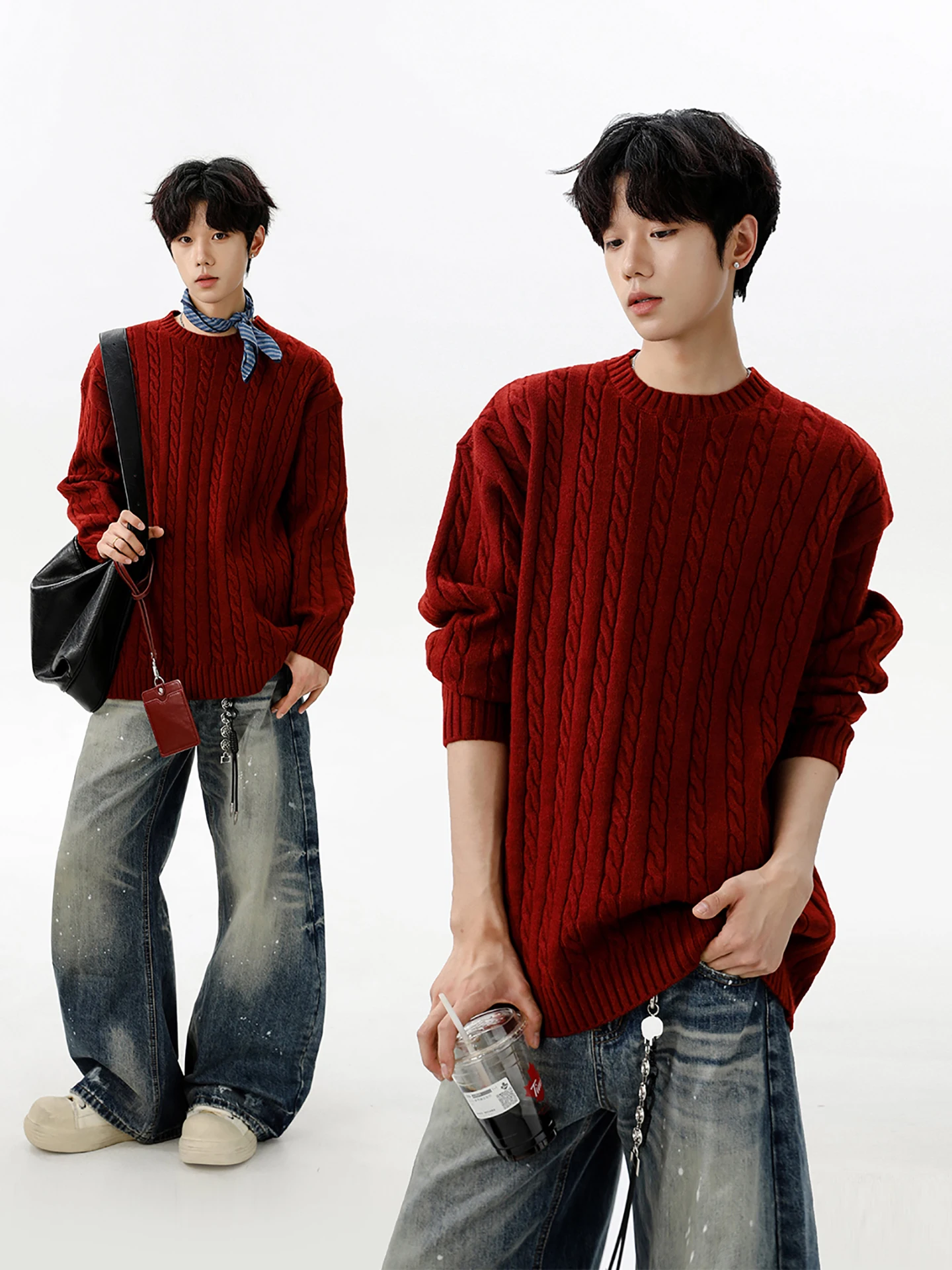 Casual round Ne Knitted Sweater for Men And Women Boyue Pure Color Twist Knitwear Inner Faionable Warm Base Layer Top
Casual round Ne Knitted Sweater for Men And Women Boyue Pure Color Twist Knitwear Inner Faionable Warm Base Layer Top