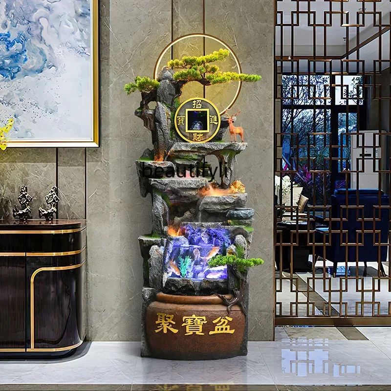 Living room floor rockery flowing water fountain ornament entrance fish tank landscape opening transfer beads
Living room floor rockery flowing water fountain ornament entrance fish tank landscape opening transfer beads