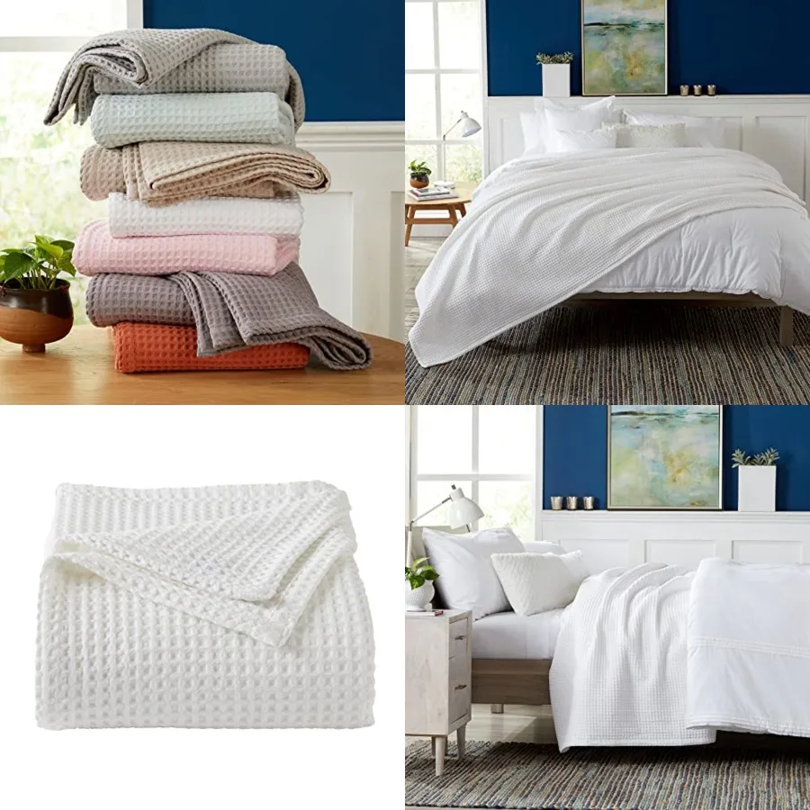 100 Cotton Waffle Weave Bed Blanket Soft, Breathable, and Lightweight Blanket for All-Season Perfect for Layering Brielle Colle
100 Cotton Waffle Weave Bed Blanket Soft, Breathable, and Lightweight Blanket for All-Season Perfect for Layering Brielle Colle