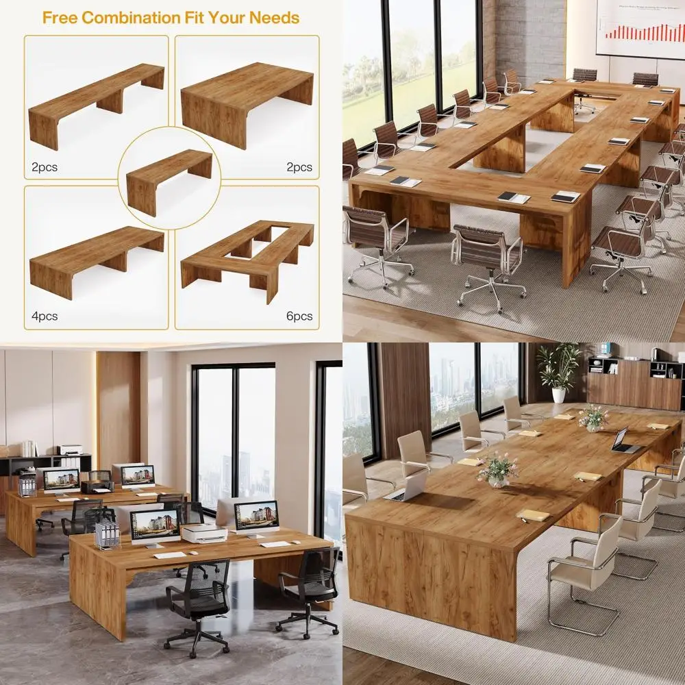 Large Seating Capacity Conference Table for 10-14 People (Two Tables Required)
Large Seating Capacity Conference Table for 10-14 People (Two Tables Required)