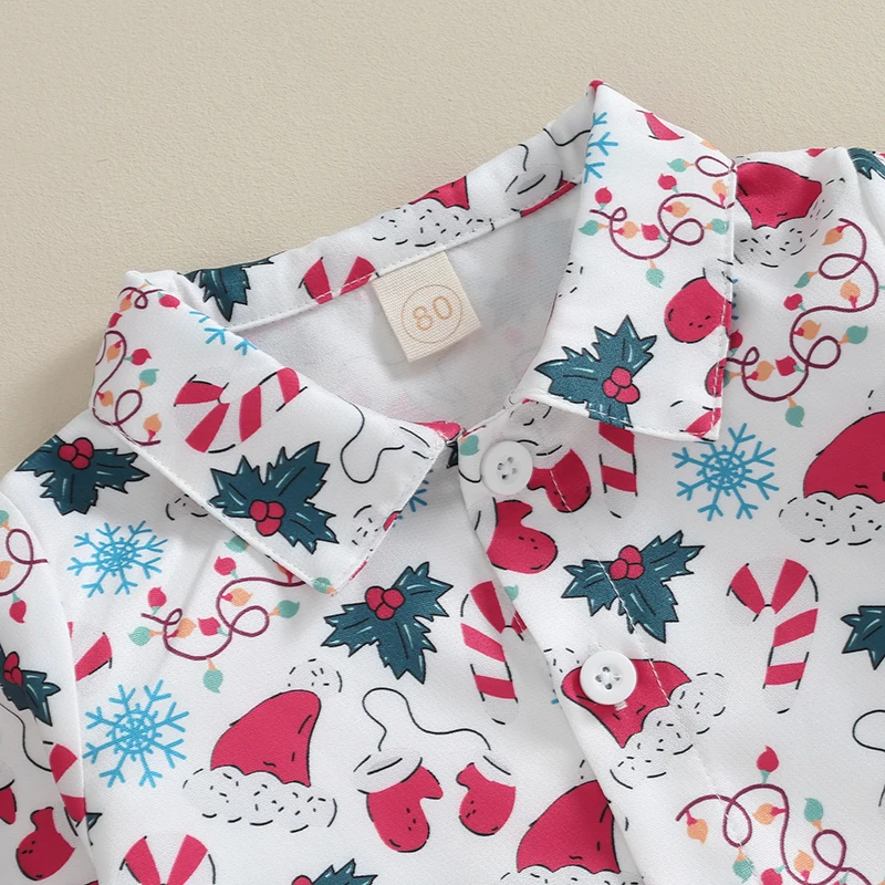 Infant Boys Winter Outfits Cute Reindeer Print Shirt and Pants Set with Matching Beanie Toddler Christmas Clothing Set
Infant Boys Winter Outfits Cute Reindeer Print Shirt and Pants Set with Matching Beanie Toddler Christmas Clothing Set