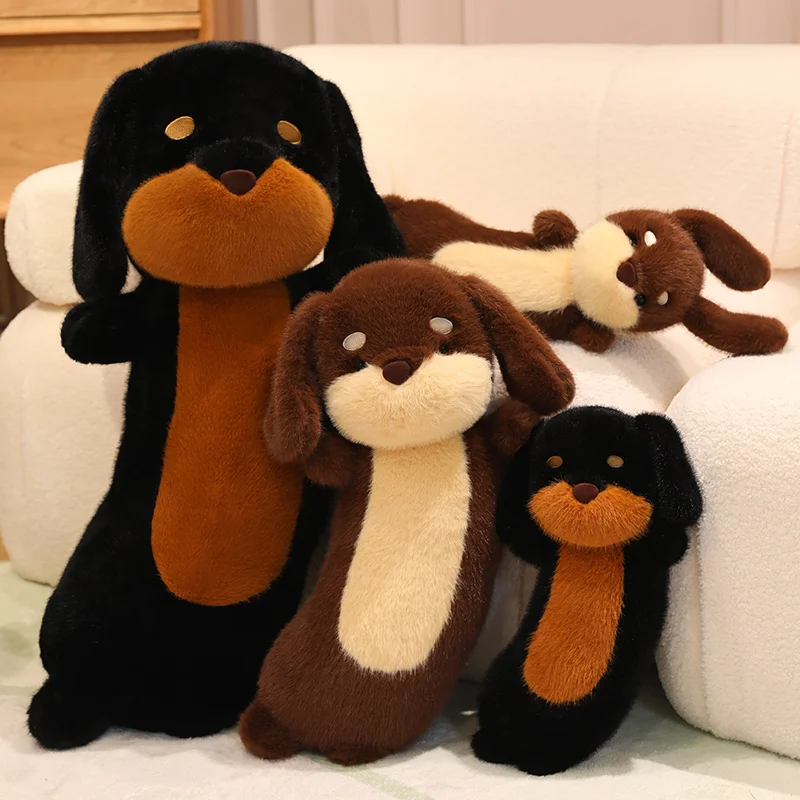 Curved Sausage Dog Shaped Pillow Black Dog Plush Toy Stuffed Puppy Leg Crossing Body Cushion Soft Plushie Birthday Presents
Curved Sausage Dog Shaped Pillow Black Dog Plush Toy Stuffed Puppy Leg Crossing Body Cushion Soft Plushie Birthday Presents