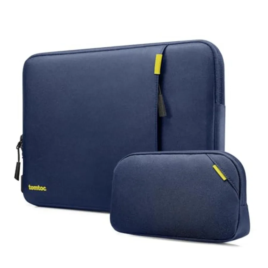 360 Protective Laptop Sleeve Set for MacBook Air M5/A3449 2026 M4/A3240 M3/A3113 M2/A2681 M1/A2337 Water-Resistant Laptop Case
360 Protective Laptop Sleeve Set for MacBook Air M5/A3449 2026 M4/A3240 M3/A3113 M2/A2681 M1/A2337 Water-Resistant Laptop Case