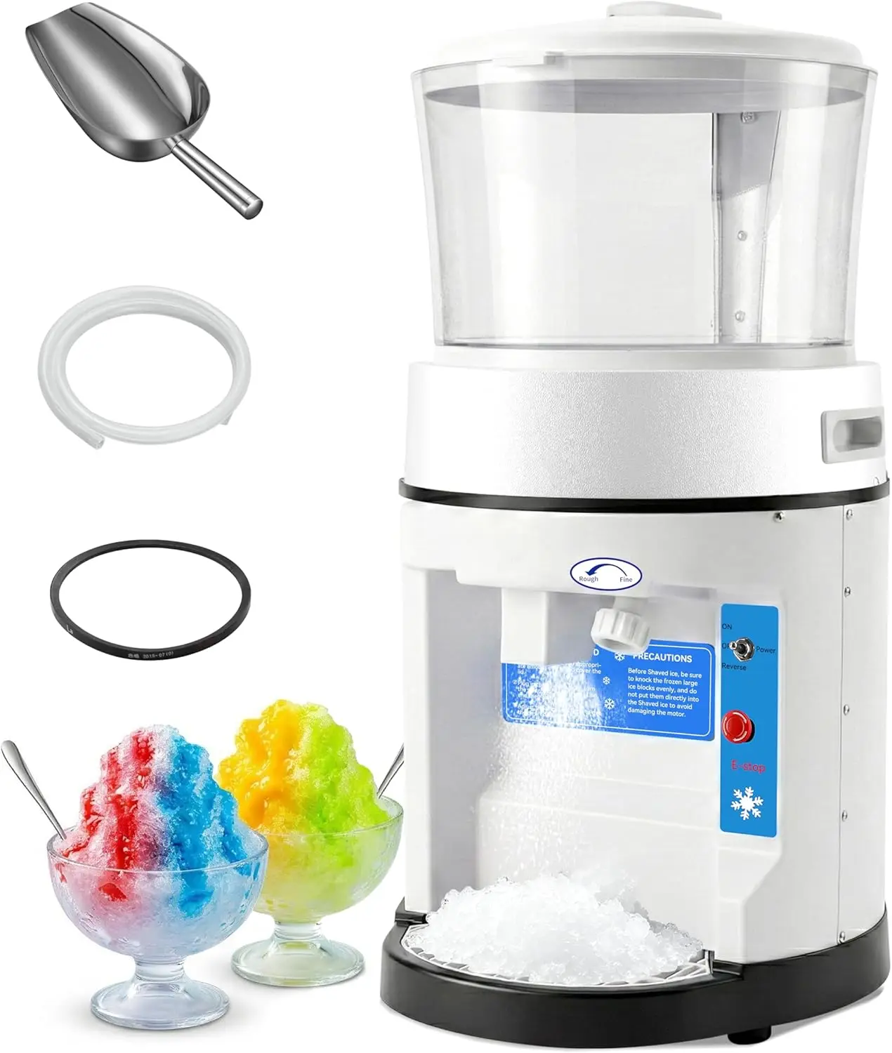 Electric Ice Shaver Machine 400W Commercial Shaved Ice Machine with Safety Switch Emergency Button 1058lbs Hr Rotate Speed
Electric Ice Shaver Machine 400W Commercial Shaved Ice Machine with Safety Switch Emergency Button 1058lbs Hr Rotate Speed