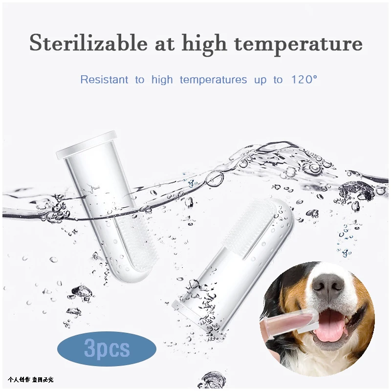 3Pcs Super Soft For Pet Finger Toothbrush Dog Silicone Toothbrush Used For Bad Breath Tartar Teeth Care Dog Cat Cleaning
3Pcs Super Soft For Pet Finger Toothbrush Dog Silicone Toothbrush Used For Bad Breath Tartar Teeth Care Dog Cat Cleaning