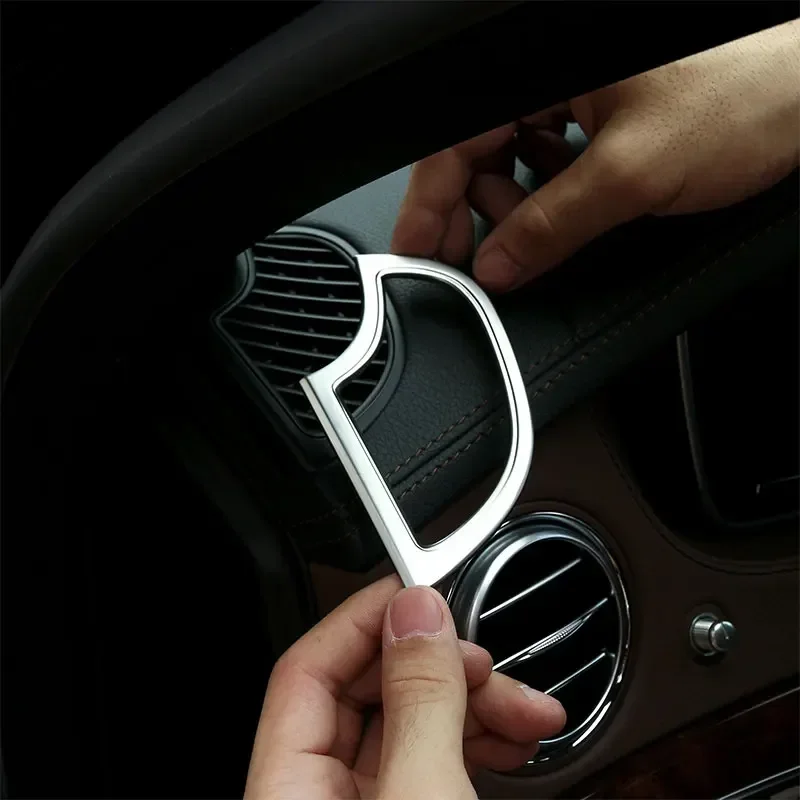 For Mercedes Benz S Class W222 2014-2020 ABS Silver Car Dashboard Air Conditioning Outlet Cover Trim Sticker Car Accessories
For Mercedes Benz S Class W222 2014-2020 ABS Silver Car Dashboard Air Conditioning Outlet Cover Trim Sticker Car Accessories