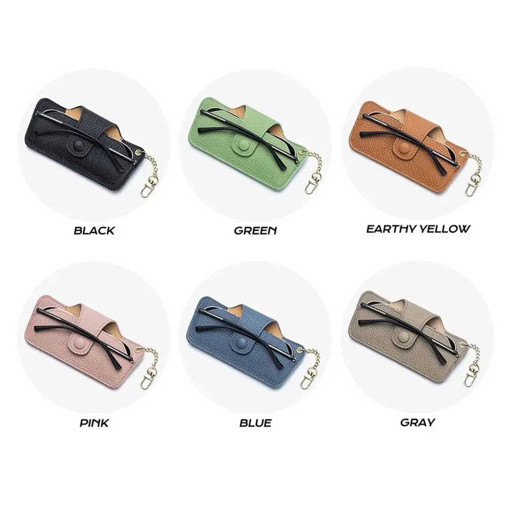 Portable Genuine Leather Glasses Case Handmade Retro Reading Glasses Storage Bag Cowhide Leather with Bag Pendant
Portable Genuine Leather Glasses Case Handmade Retro Reading Glasses Storage Bag Cowhide Leather with Bag Pendant