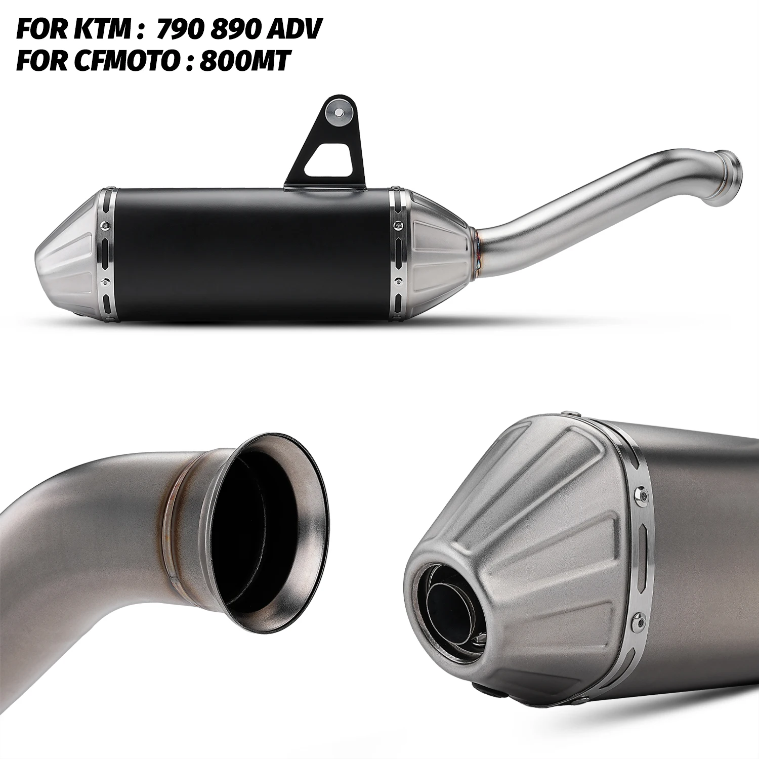 For CFMT 800MT MT800 CF800 Motorcycle exhaust middle link connection exhaust muffler full system for CFMT 800MT 2021-2024
For CFMT 800MT MT800 CF800 Motorcycle exhaust middle link connection exhaust muffler full system for CFMT 800MT 2021-2024