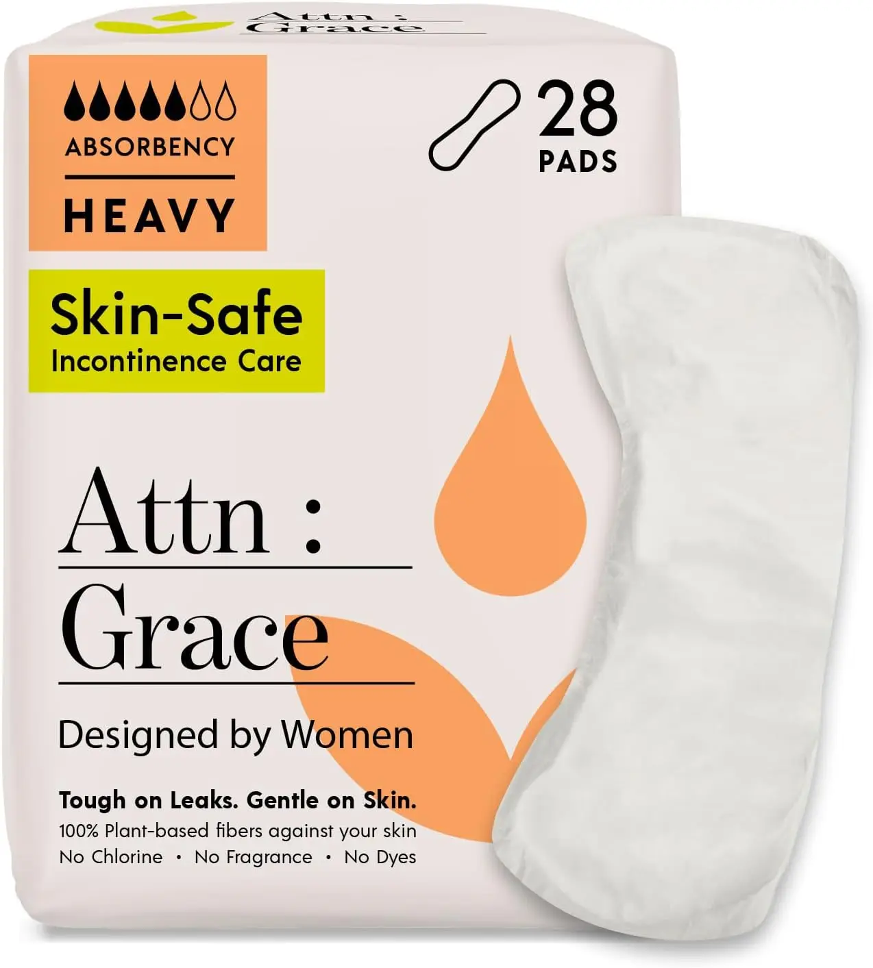 Heavy Incontinence Pads for Women, 28-Pack - Plant-Based, High Absorbency, Breathable - Incontinence Pads for Heavy Bladder Leaks & Sensitive Skin
Heavy Incontinence Pads for Women, 28-Pack - Plant-Based, High Absorbency, Breathable - Incontinence Pads for Heavy Bladder Leaks & Sensitive Skin