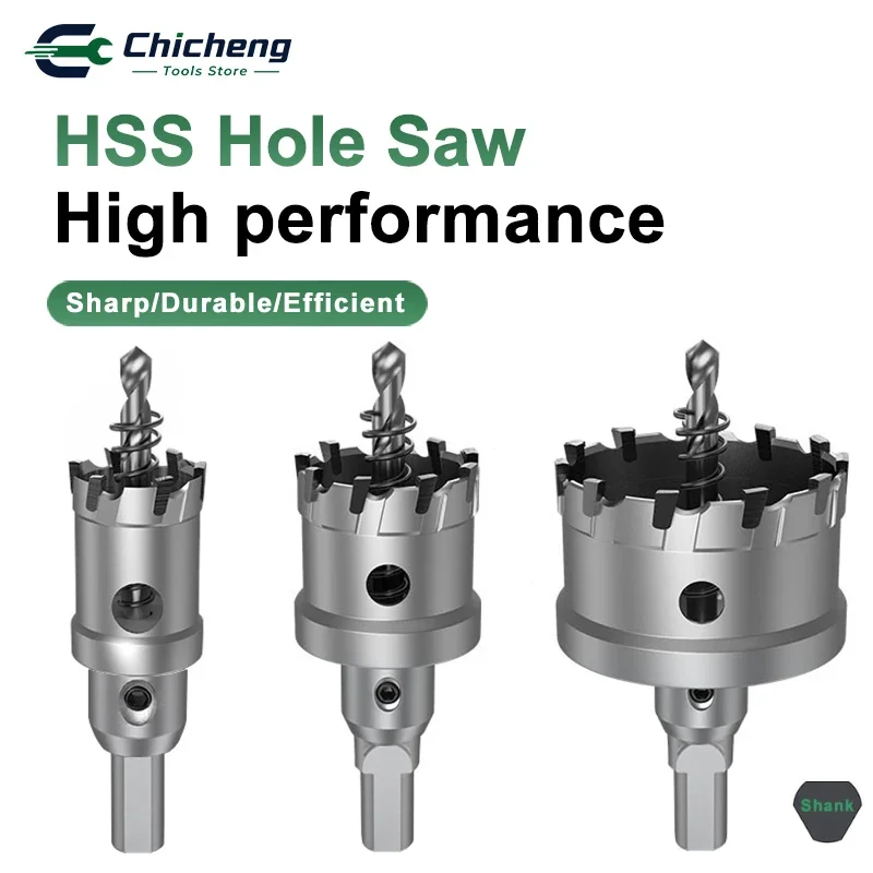 TCT carbide 21-40mm abrasion-resistant hole saw 5A alloy tool, suitable for drilling stainless steel metal sheets and plates
TCT carbide 21-40mm abrasion-resistant hole saw 5A alloy tool, suitable for drilling stainless steel metal sheets and plates