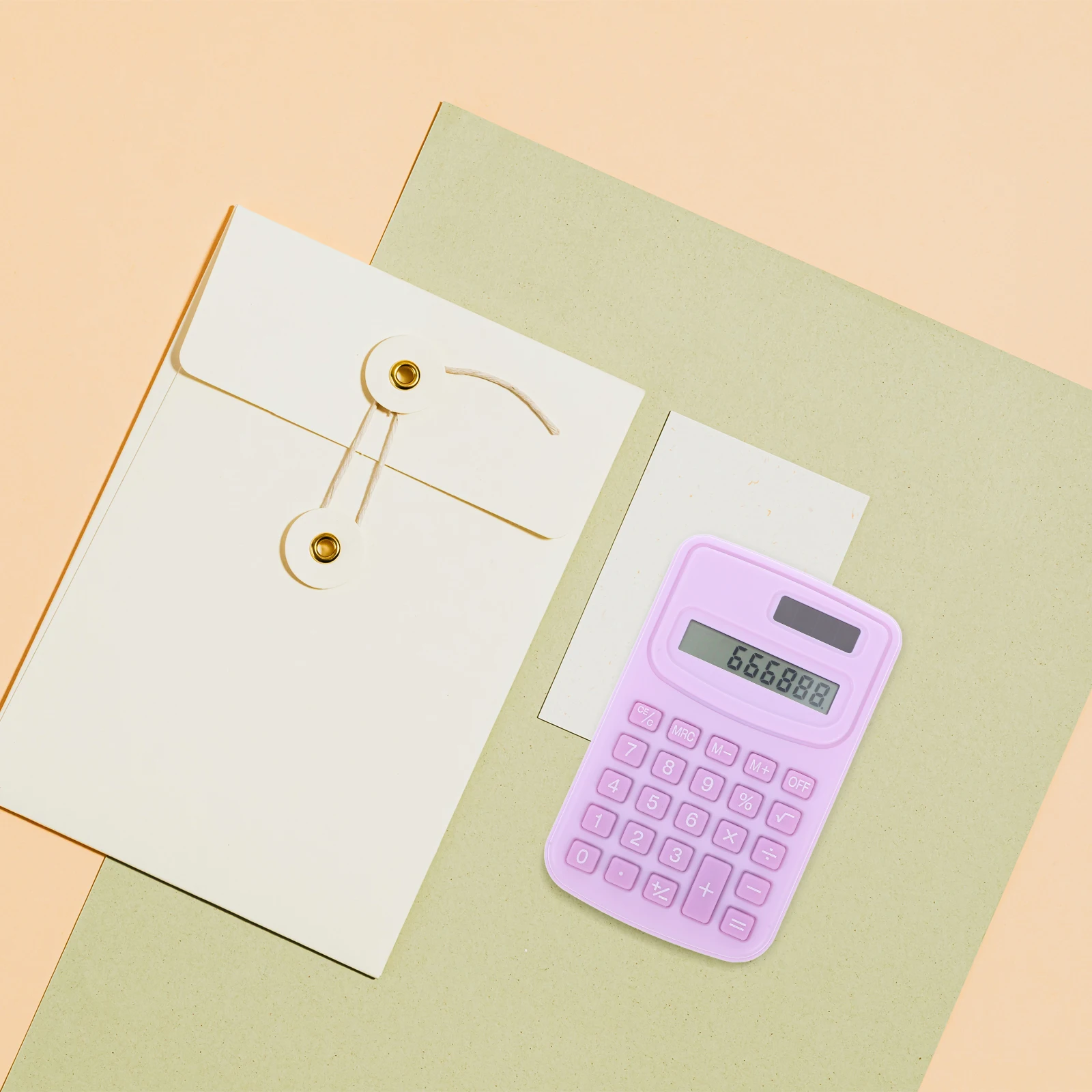 Portable Mini Calculator Lavender Small Desk Tool for Students Office Home School Use Basic Digital Counting Math Function
Portable Mini Calculator Lavender Small Desk Tool for Students Office Home School Use Basic Digital Counting Math Function