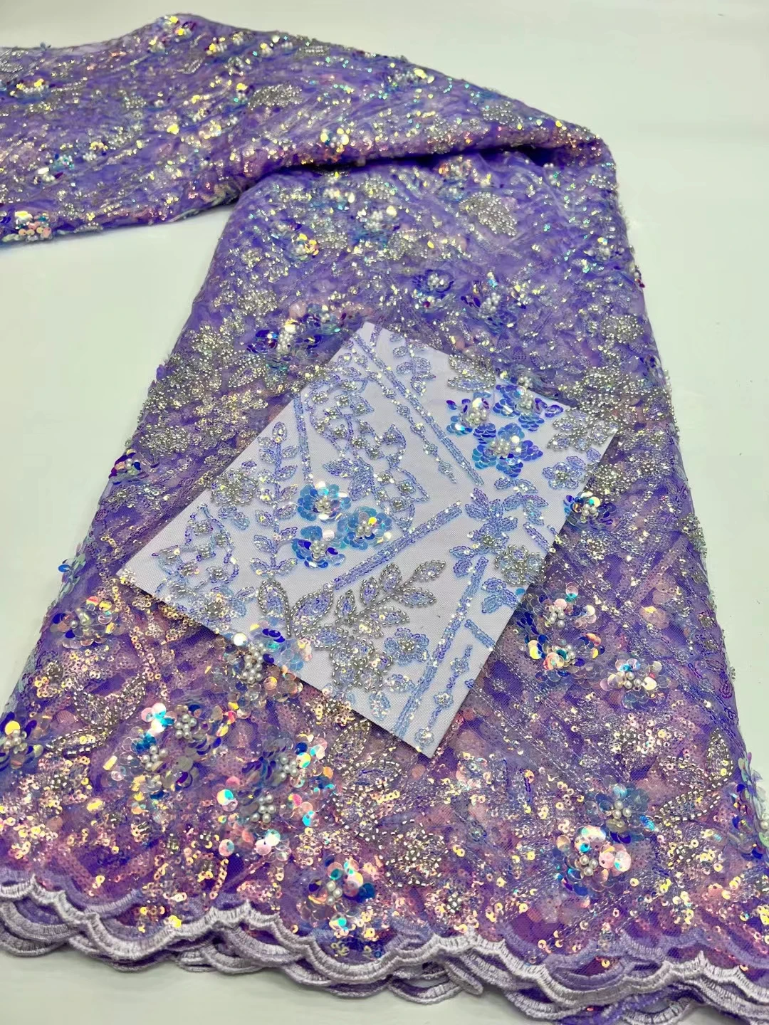 Purple French 3D Sequins Flowers Lace Fabric 2023 Latest Beaded African Nigerian Lace Fabric For Wedding Party Dress PHD23154
Purple French 3D Sequins Flowers Lace Fabric 2023 Latest Beaded African Nigerian Lace Fabric For Wedding Party Dress PHD23154