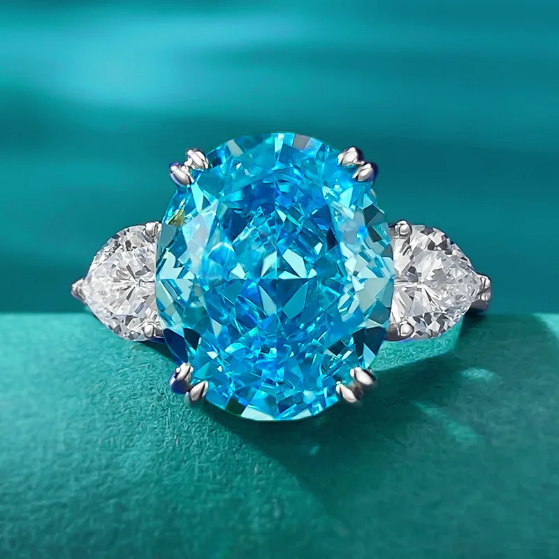 Роскошное кольцо с аквамарином овальной огранки 8 карат и высокоуглеродистым бриллиантом, кольцо из стерлингового серебра 925 пробы для женщин, ювелирные изделия в подарок
Роскошное кольцо с аквамарином овальной огранки 8 карат и высокоуглеродистым бриллиантом, кольцо из стерлингового серебра 925 пробы для женщин, ювелирные изделия в подарок