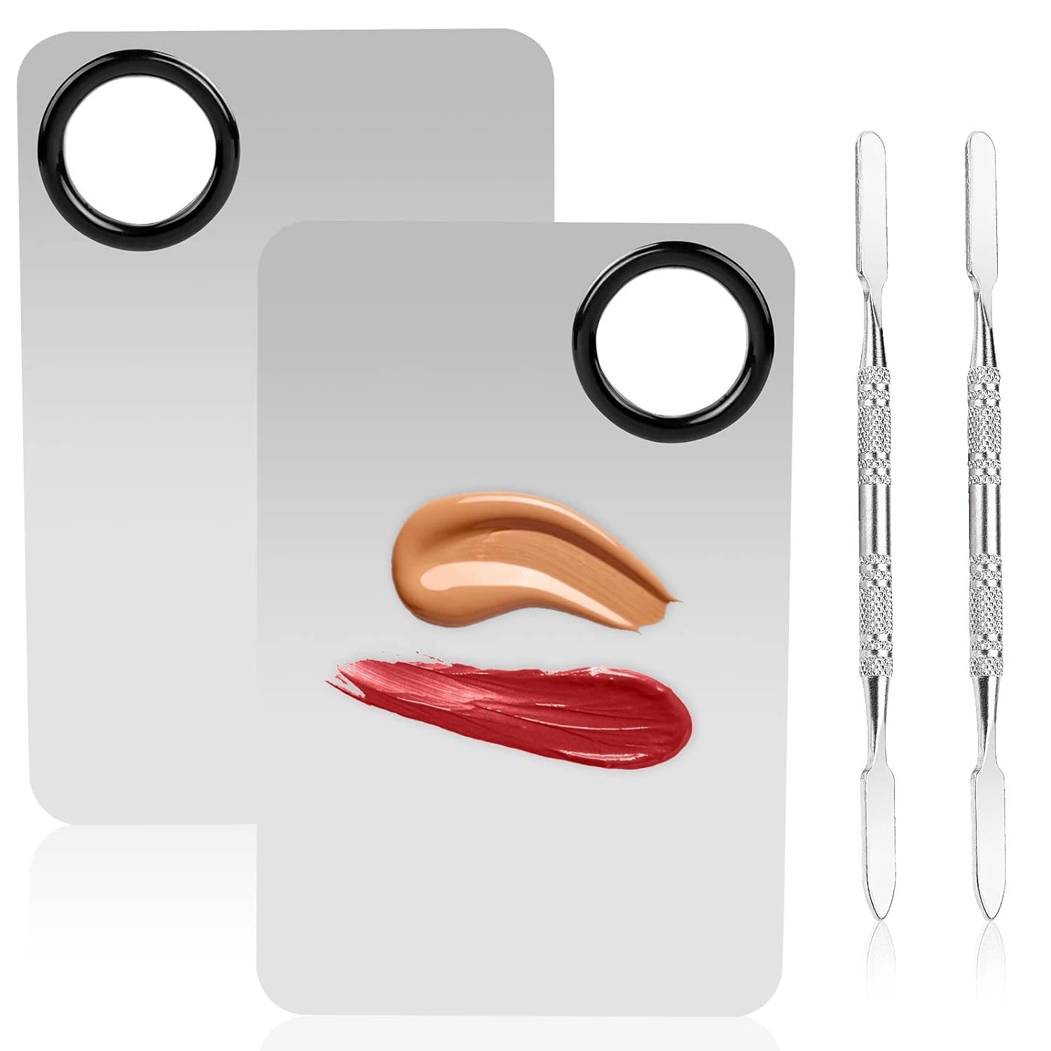 Enhance your flawless makeup application with this luxurious and professional grade mixing palette set. Perfect for expert makeu
Enhance your flawless makeup application with this luxurious and professional grade mixing palette set. Perfect for expert makeu