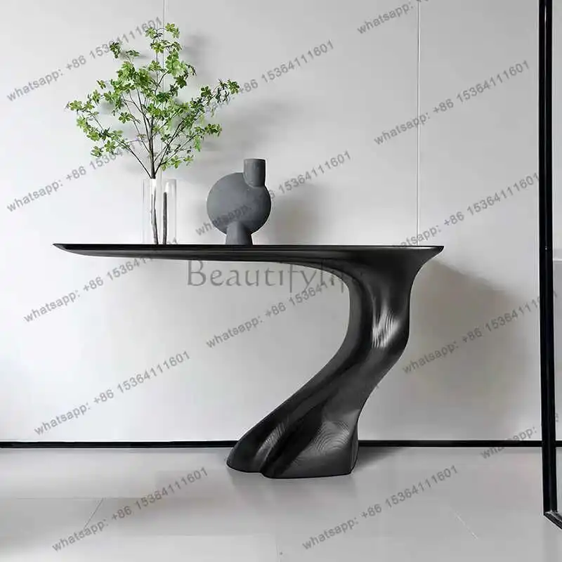 Minimalist Luxury Console Table Classic Unique Beautiful Premium Console Table Vintage Curved Bureau Living Room Furniture
Minimalist Luxury Console Table Classic Unique Beautiful Premium Console Table Vintage Curved Bureau Living Room Furniture