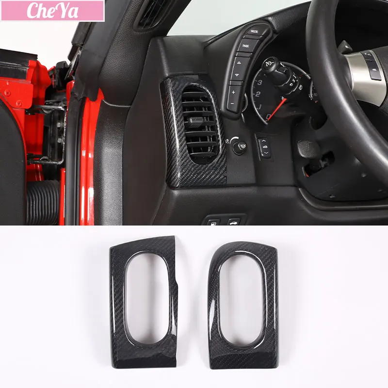 Dashboard Air Outlet Frame for Chevrolet Corvette C6 2004 - 2013 Car Air Conditioner Side Air Outlet Frame Sticker Carbon Fiber
Dashboard Air Outlet Frame for Chevrolet Corvette C6 2004 - 2013 Car Air Conditioner Side Air Outlet Frame Sticker Carbon Fiber