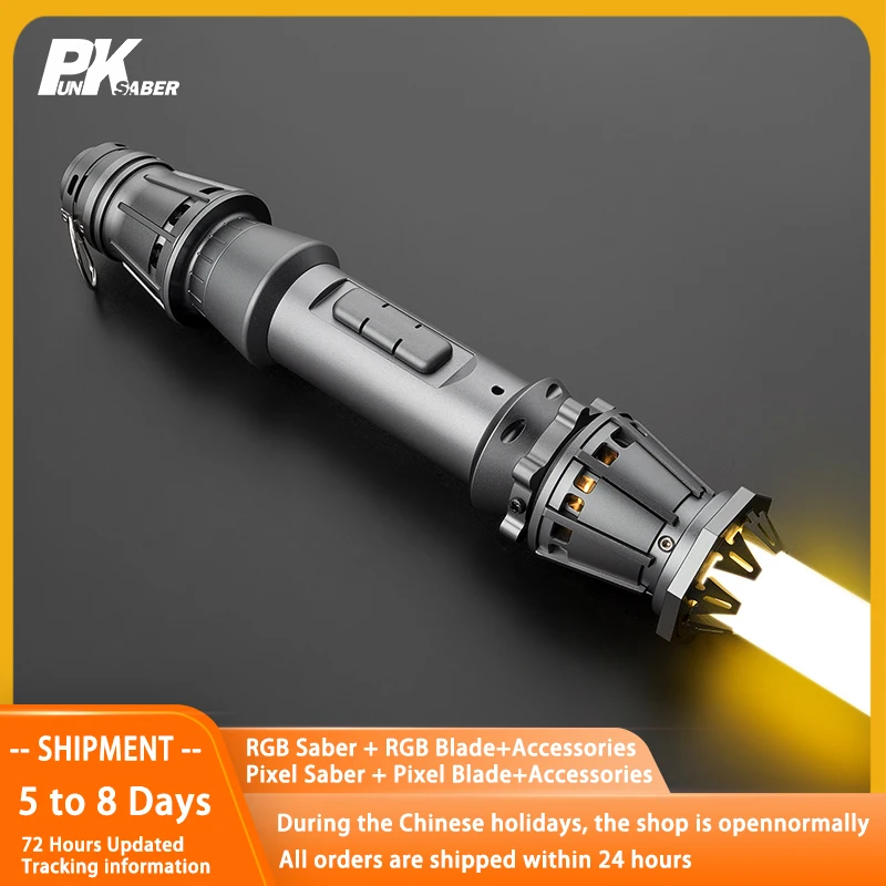 PunkSaber Lightsaber Neopixel Jedi Laser Sword Heavy Dueling Sensitive Smooth Infinite Changing Hitting Sound Light Saber Toys
PunkSaber Lightsaber Neopixel Jedi Laser Sword Heavy Dueling Sensitive Smooth Infinite Changing Hitting Sound Light Saber Toys