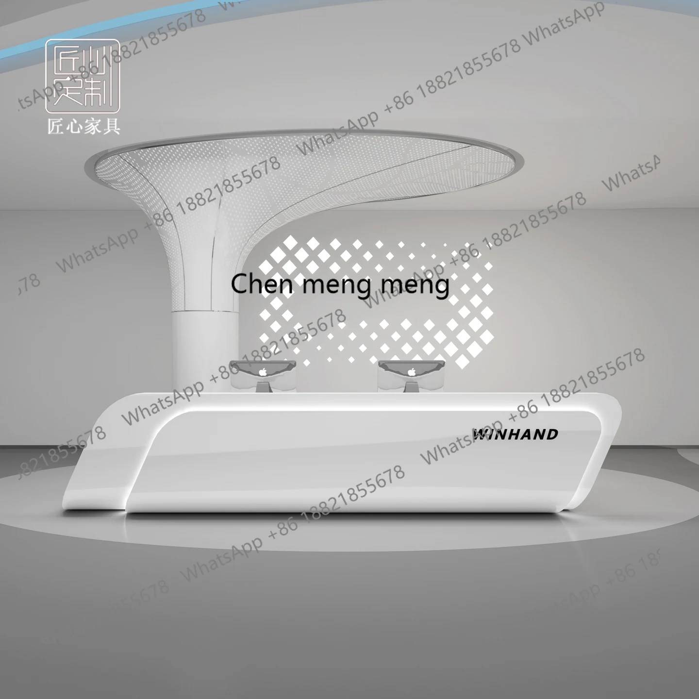 Стойка регистрации компании, салон красоты, бар, касса, современная краска из нержавеющей стали
Стойка регистрации компании, салон красоты, бар, касса, современная краска из нержавеющей стали