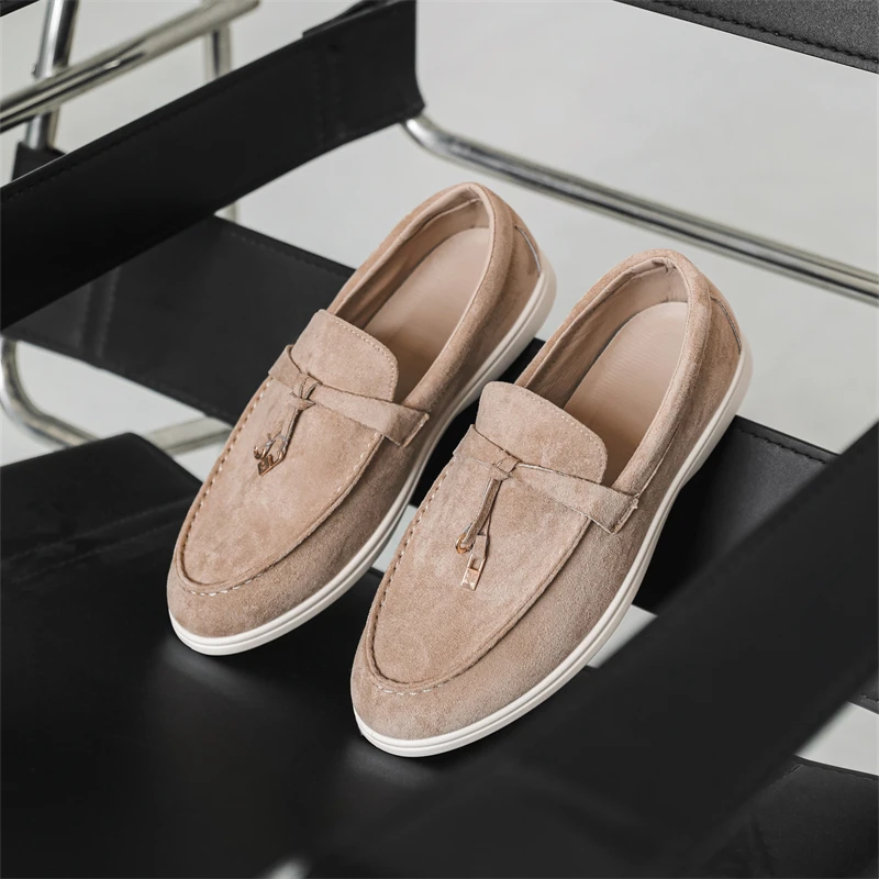 Summer Beige Moccasins For Men Comfortable Suede Casual Designer Men's Shoes Lightweight Slip-on Men Loafers zapatos para hombre
Summer Beige Moccasins For Men Comfortable Suede Casual Designer Men's Shoes Lightweight Slip-on Men Loafers zapatos para hombre