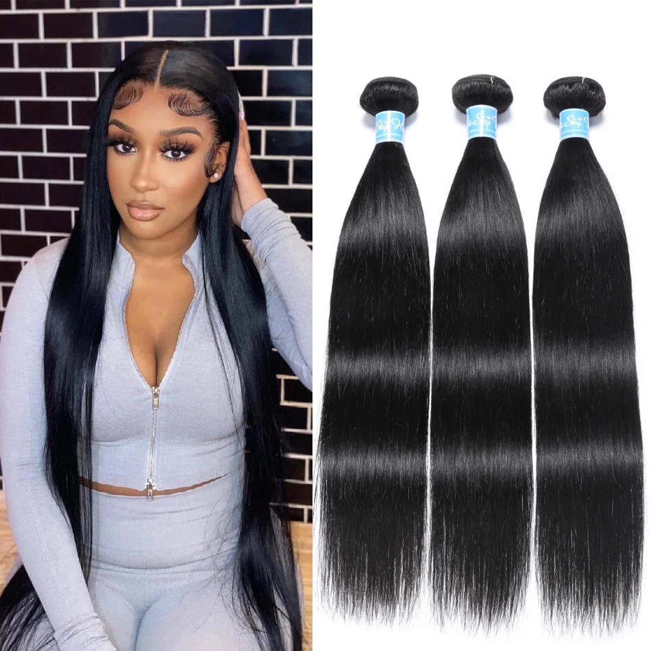 32 34 40inch Silky Bone Straight Human Hair Bundle Brazilian Virgin Weave 100% Human Hair Remy Hair Extensions 1/3/4 Pieces Soft
32 34 40inch Silky Bone Straight Human Hair Bundle Brazilian Virgin Weave 100% Human Hair Remy Hair Extensions 1/3/4 Pieces Soft