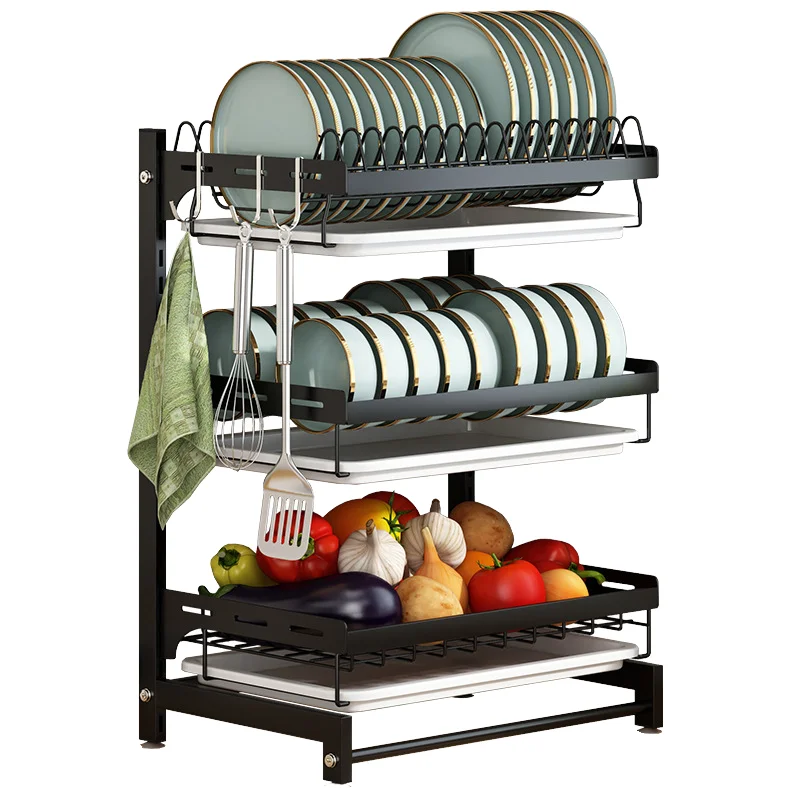 3-Tier Wall Mounted Stainless Steel Dish Drying Rack Sink Plate Bowl Kitchen Cabinet Organizer Drainer Rack Tool Use
3-Tier Wall Mounted Stainless Steel Dish Drying Rack Sink Plate Bowl Kitchen Cabinet Organizer Drainer Rack Tool Use