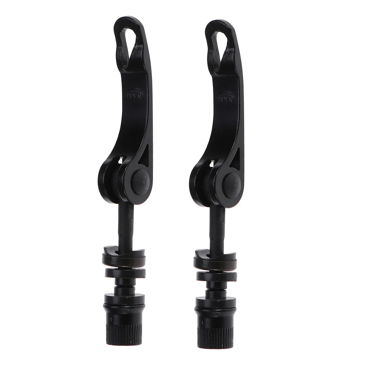 2pcs Quick Release Skewer Durable Aluminum Alloy Smooth Cam Action Lever Bike Skewer Front Rear Wheel Hub Black
2pcs Quick Release Skewer Durable Aluminum Alloy Smooth Cam Action Lever Bike Skewer Front Rear Wheel Hub Black