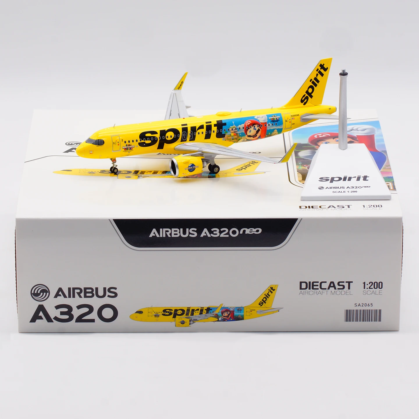 SA2065 Alloy Collectible Plane Gift JC Wings 1:200 Spirit Airlines Airbus A320neo Diecast Aircraft Jet Model N986NK With Stand
SA2065 Alloy Collectible Plane Gift JC Wings 1:200 Spirit Airlines Airbus A320neo Diecast Aircraft Jet Model N986NK With Stand