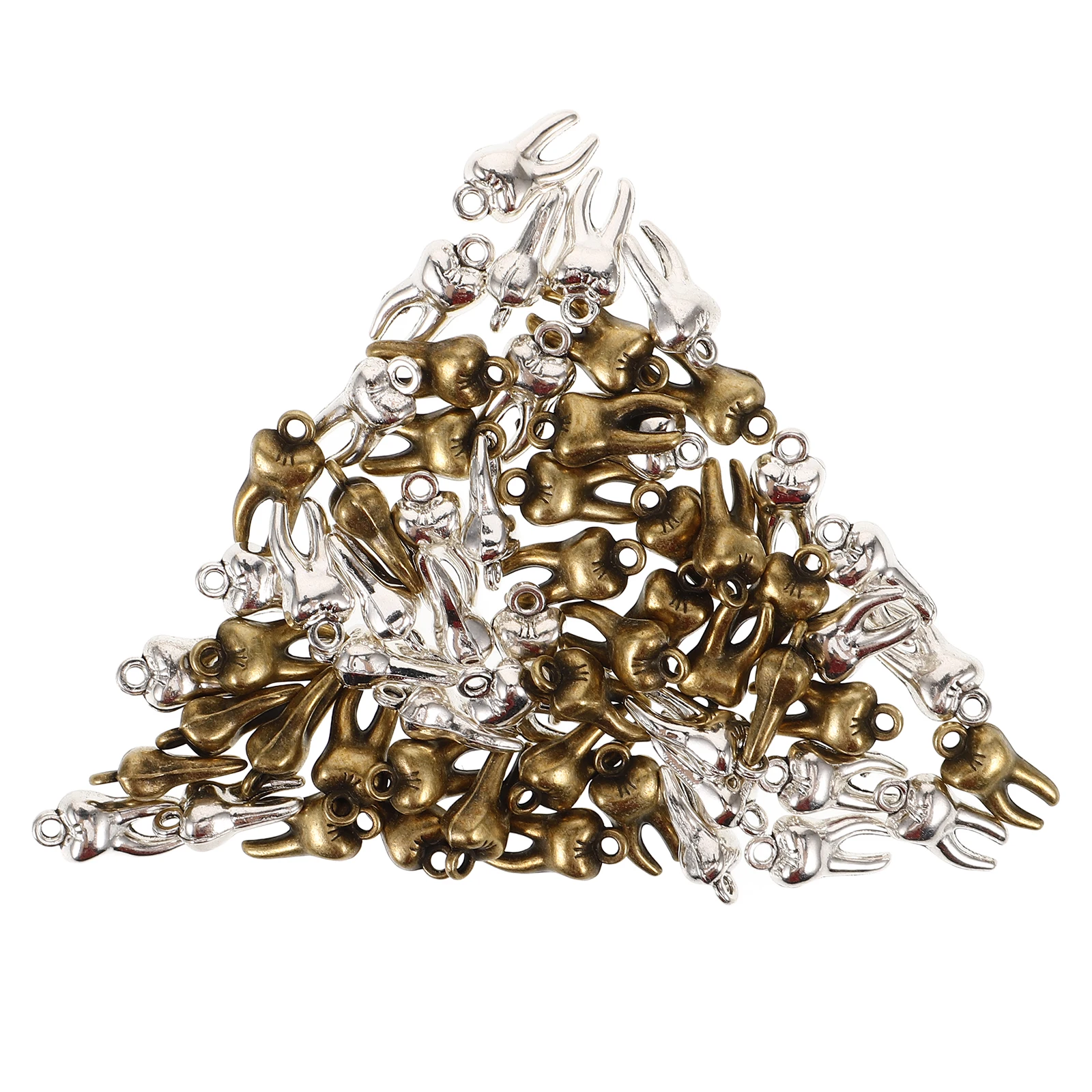60pcs Teeth Pendant Zinc Alloy Jewelry Accessories Necklace Bracelet DIY Tooth Ornament Charm Artificial Safe Durable Smooth
60pcs Teeth Pendant Zinc Alloy Jewelry Accessories Necklace Bracelet DIY Tooth Ornament Charm Artificial Safe Durable Smooth