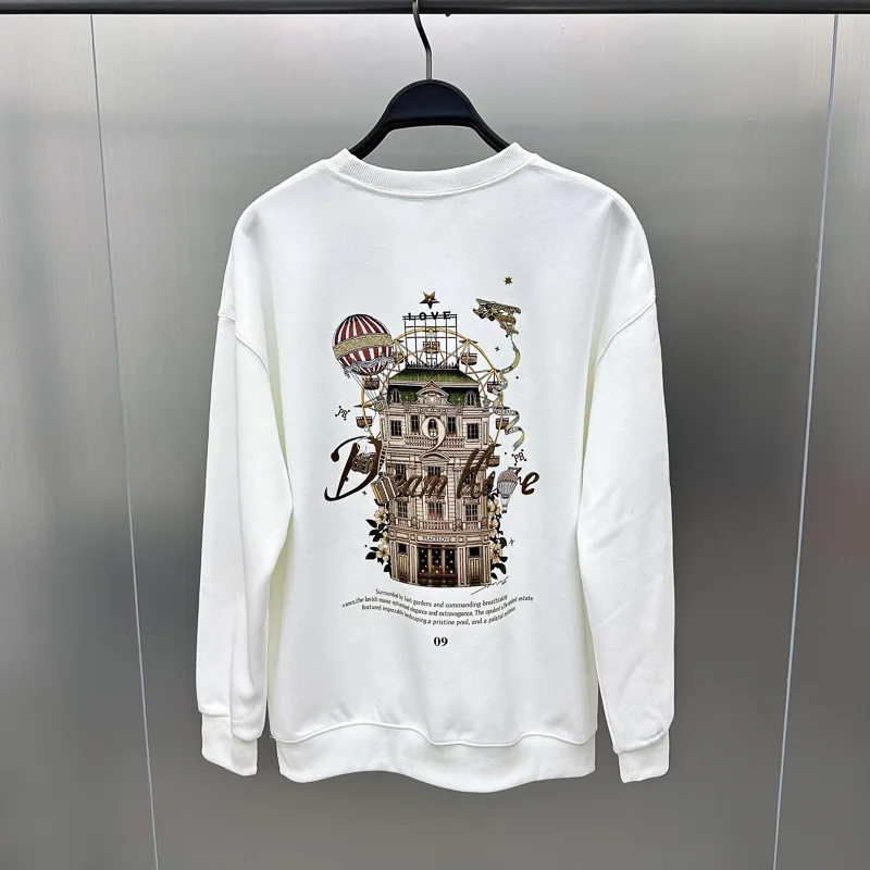 Модная осенне-зимняя мужская толстовка с круглым вырезом и флисовой подкладкой, универсальная базовая модель для молодежи и пар, с длинными рукавами, в стиле стритвир
Модная осенне-зимняя мужская толстовка с круглым вырезом и флисовой подкладкой, универсальная базовая модель для молодежи и пар, с длинными рукавами, в стиле стритвир