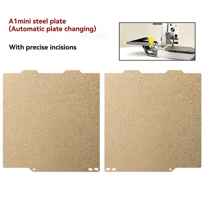 Classic-PEI Build Plate For Bambu Lab A1 Mini PEI Spray Texture Spring Steel Printing Plate
Classic-PEI Build Plate For Bambu Lab A1 Mini PEI Spray Texture Spring Steel Printing Plate