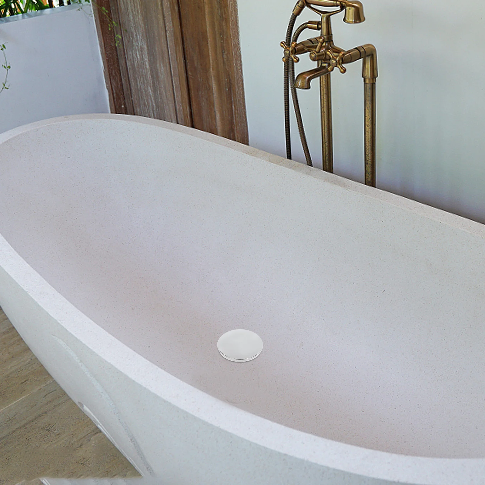 Bathtub Drain Stopper Manual Lift Adjustable Height 45-55mm Leakproof Tub Water Plug Bathroom Drain Cover Replacement
Bathtub Drain Stopper Manual Lift Adjustable Height 45-55mm Leakproof Tub Water Plug Bathroom Drain Cover Replacement