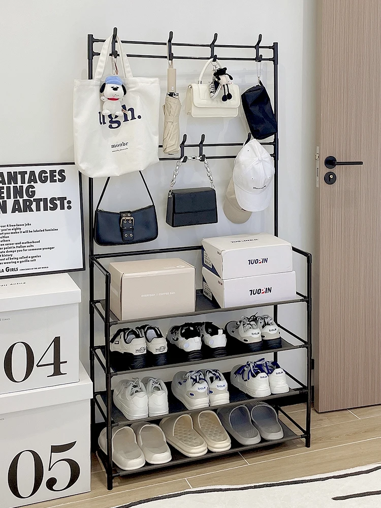 Household Shoe Rack Door Dormitory Coat Rack Simple Coat and Cap Integrated Shoe Cabinet Storage Rack
Household Shoe Rack Door Dormitory Coat Rack Simple Coat and Cap Integrated Shoe Cabinet Storage Rack