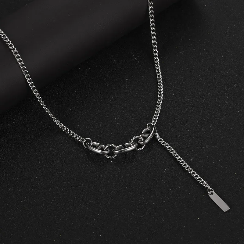 Personalized Tassel Necklace Ladies' Titanium Steel Sweet And Cool Necklace Trendy Men'S Niche Collarbone Chain Accessories
Personalized Tassel Necklace Ladies' Titanium Steel Sweet And Cool Necklace Trendy Men'S Niche Collarbone Chain Accessories
