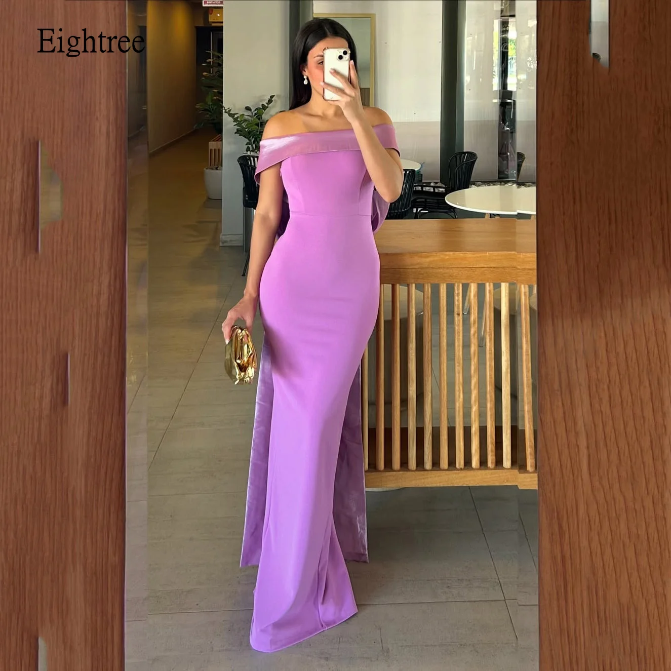 Eightree Classic Mermaid Prom Gowns Off The Shoulder Formal Party Back Bow Floor Length Gown Evening Dress Customized
Eightree Classic Mermaid Prom Gowns Off The Shoulder Formal Party Back Bow Floor Length Gown Evening Dress Customized